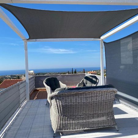 Roof Terrace & Sea View Entire Apartment Peyia Luaran gambar