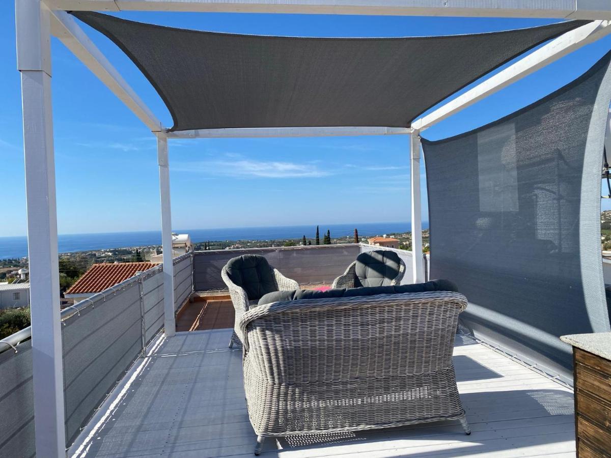 Roof Terrace & Sea View Entire Apartment Peyia Luaran gambar